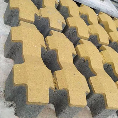 黄色井字型植草砖