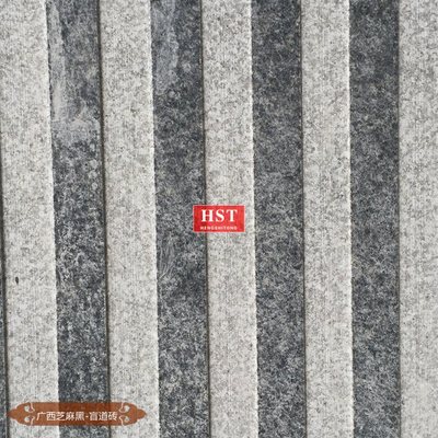 广西芝麻黑光面盲道砖