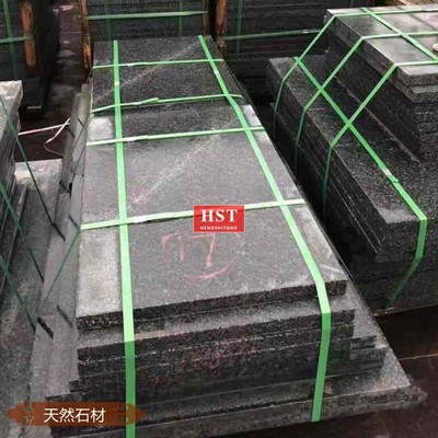 广西绿花岗岩 光面地铺干挂