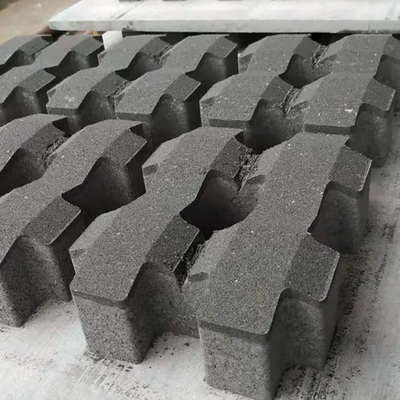 灰色井字型植草砖